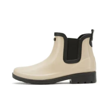 AIGLE Carville Short Chelsea Boots Women's Milk White