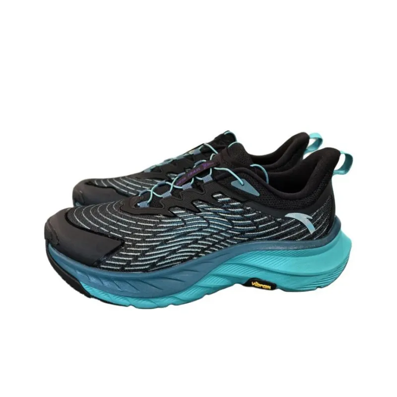 Anta Anti Slip Wear Resistant Low Top Hiking Shoes Men's Black Blue-1