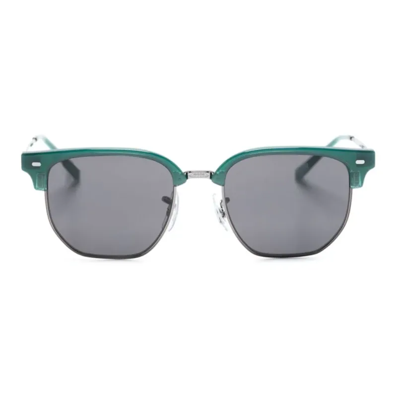 RayBan Metal Acetate Irregular Shape Sunglasses Kids' Green-1