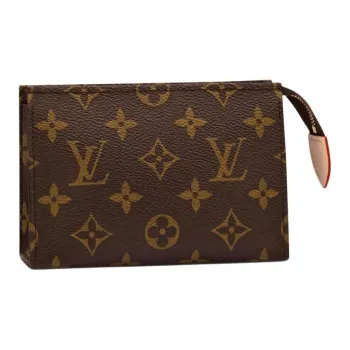LOUIS VUITTON Toiletry Pouch 15 Monogram Brown