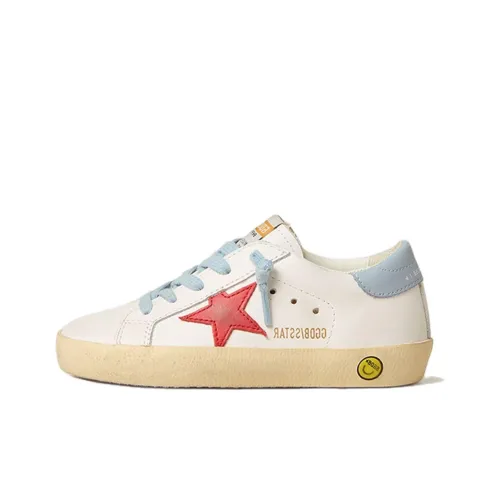 Golden Goose Super-Star Low-Top Skateboard Shoes Women's White Red