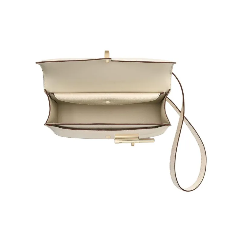 HERMES Verrou Epsom Calfskin Handbag Shoulder Bag Crossbody Bag Women's 10 Craie Milkshake White-3