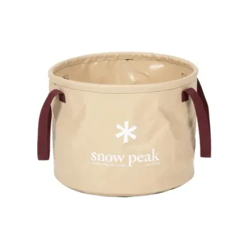 Snow Peak Outdoor Water Equipment Bucket 22.7L PVC Nylon