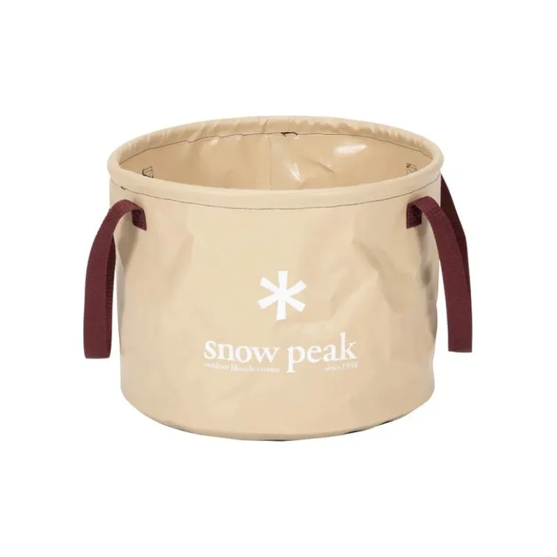 Snow Peak Outdoor Water Equipment Water Buckets 22.7L PVC, Nylon-0