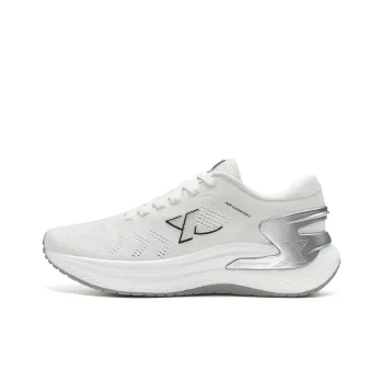 XTEP Lingbu ELM Running Shoes Men Low Top Sail White