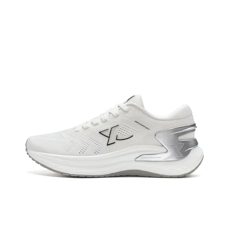 XTEP Lingbu ELM Running Shoes Men Low Top Sail White-0