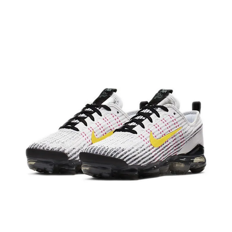 Nike Air VaporMax Flyknit 3 White Dynamic Yellow GS-2
