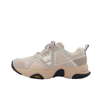 VILNEX Slip Resistant Breathable Low Top Trendy Sneakers & Casual Shoes/Chunky Sneakers Men's Light Umber/Gray