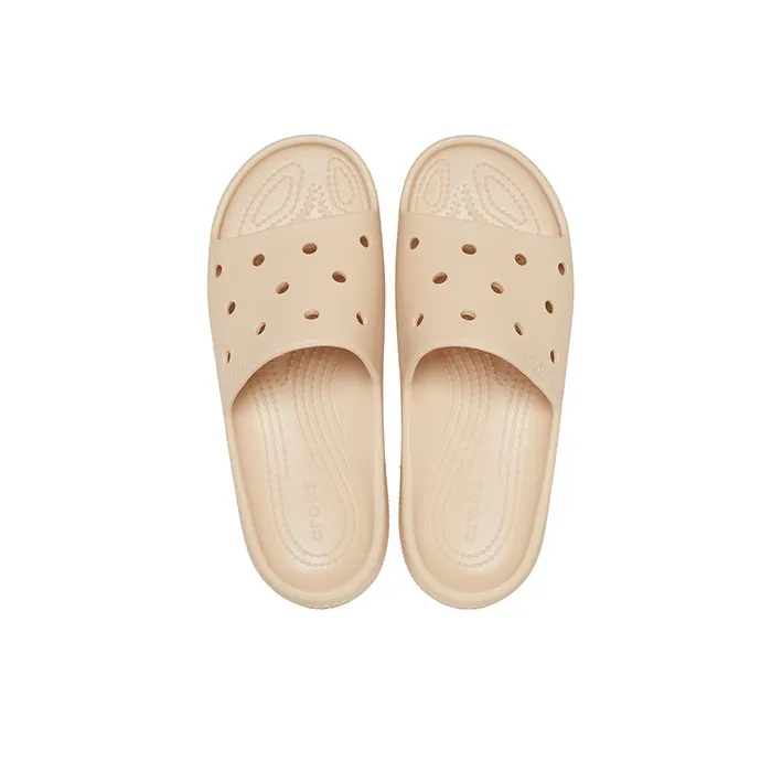 Crocs Slide Slippers Unisex Warm Khaki-3