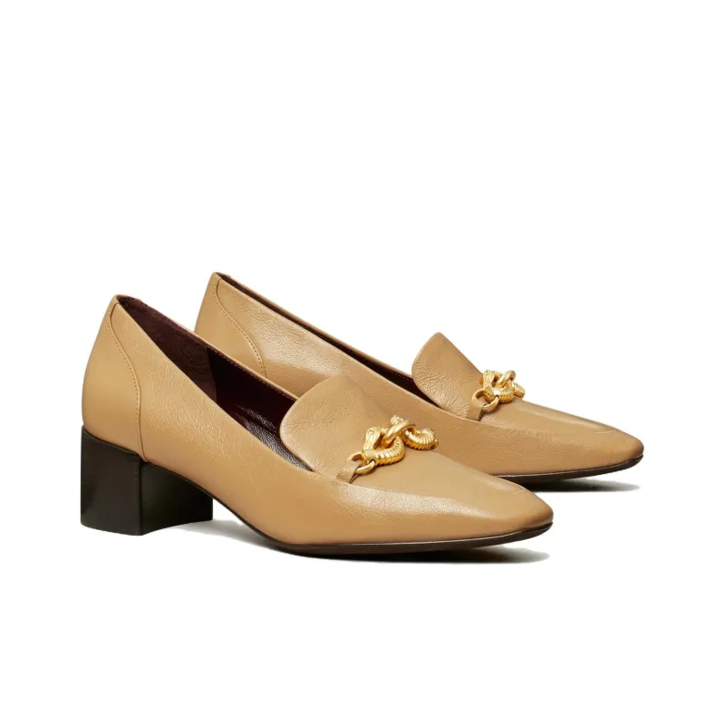 TORY BURCH Jessa Heeled Loafer Ginger Shortbread Women's-2