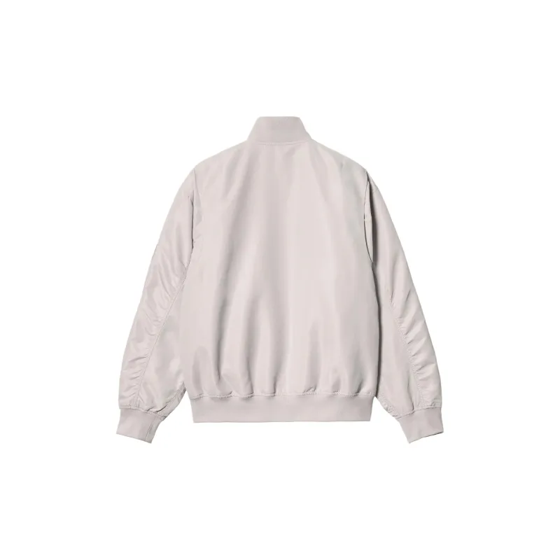 Carhartt WIP SS24 Otley Bomber Jacket Unisex Silver Gray-1