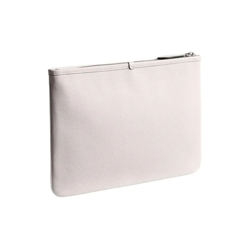 COACH Leather Wallet Large Size Women's Chalk White-1