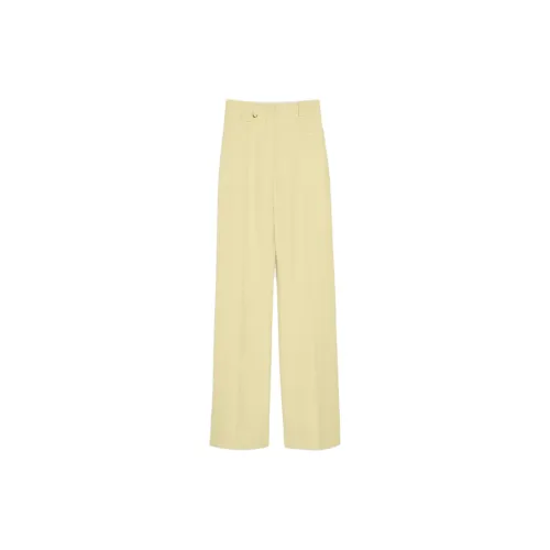 Jacquemus Suit Trousers Women's Light Yellow