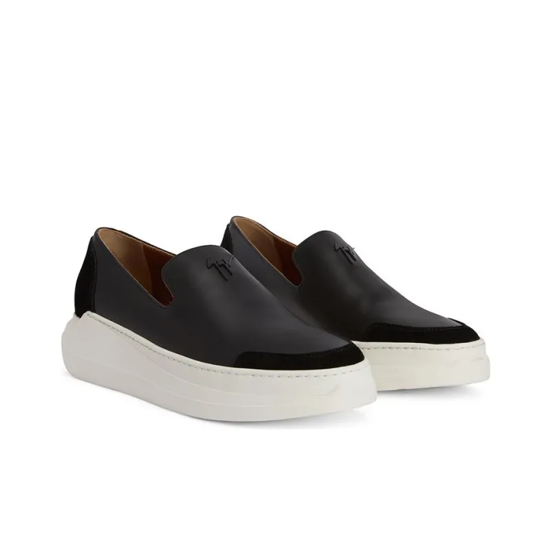 Giuseppe Zanotti Conley Logo lettering Loafers-2
