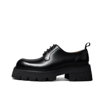 THOM WILLS Cleanfit Trendy Versatile Derby Shoes Casual Shoes 6cm Men's Black