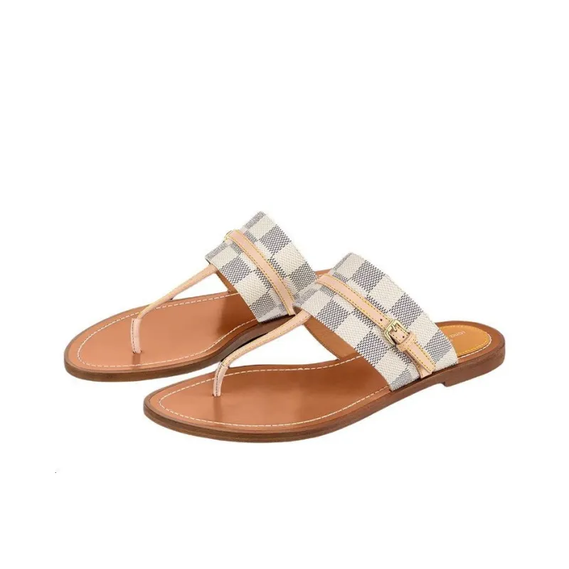 LOUIS VUITTON Palma Slip-Resistant Flip Flops Women's Brown-2