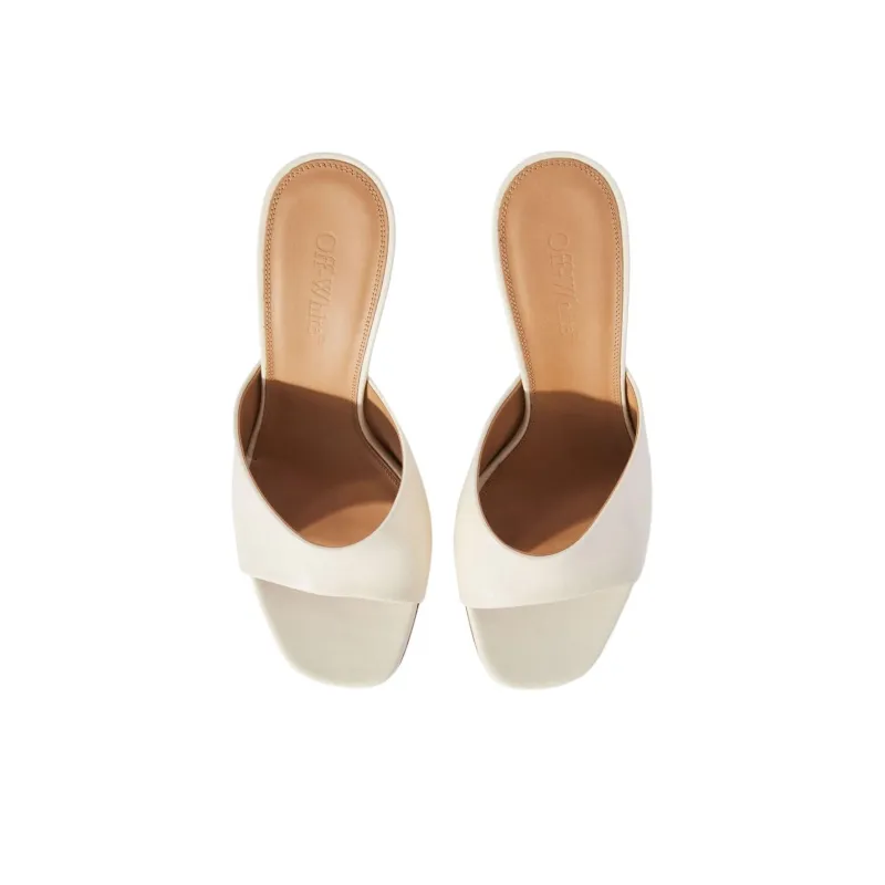 OFF WHITE Jug Wedge Mule White Women's-3