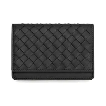 Bottega Veneta Lambskin Clutch Wallet Men's Black