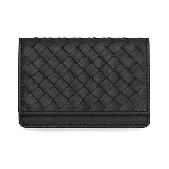 Bottega Veneta Lambskin Clutch Wallet Men's Black-0