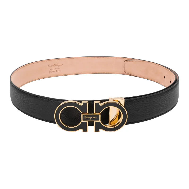 Ferragamo Reversible And Adjustable Gancini Belt-1