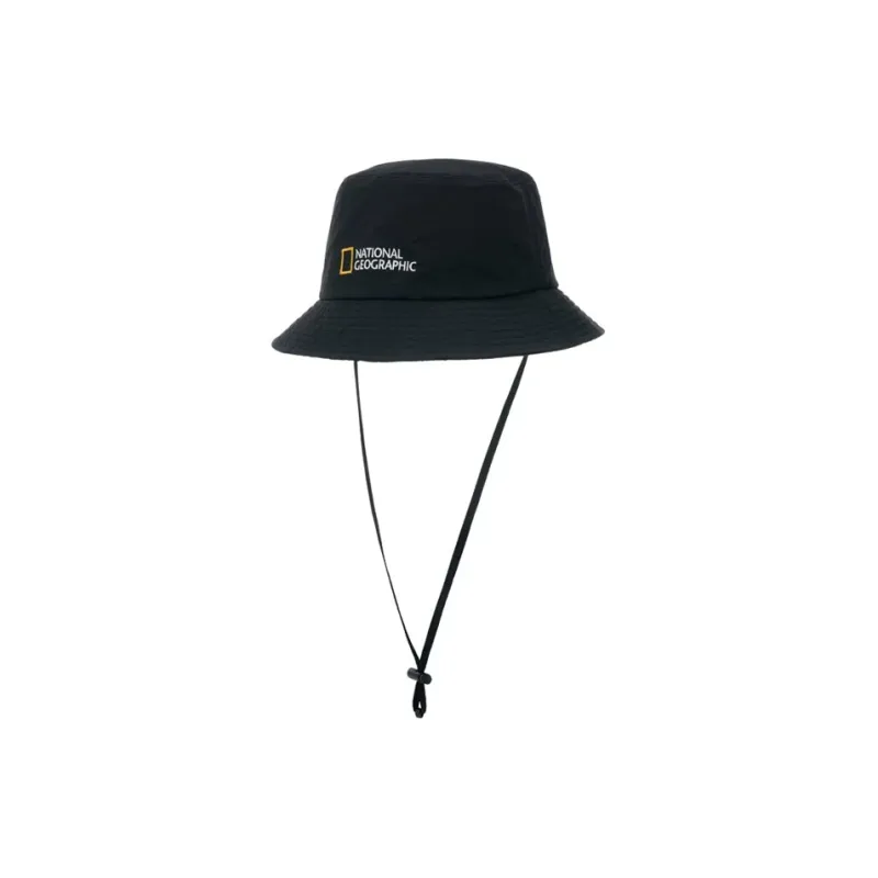 NATIONAL GEOGRAPHIC Nylon Polyester Bucket Hats Men's Black-1