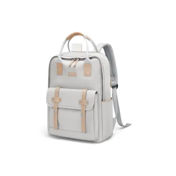 POLO Synthetic Leather Patchwork Fabric Female College Student Backpack Backpack Large Size Women's Multicolor