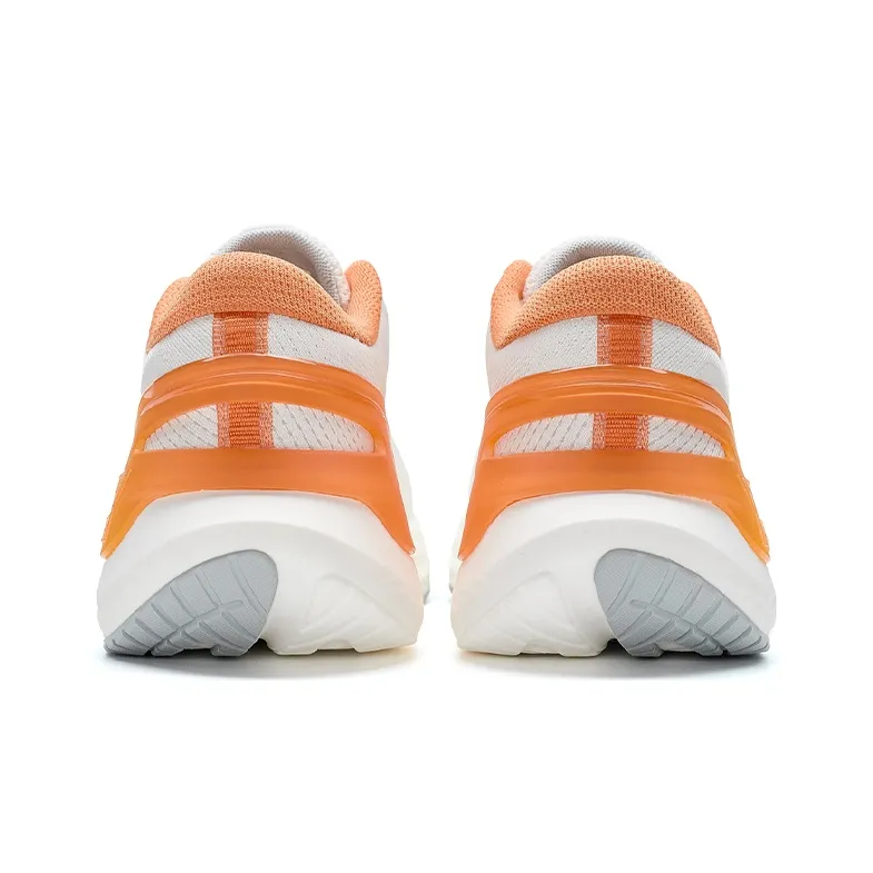 XTEP Lingbu ELM Lightweight Low-Top Running Shoes Men's Sail White Orange-3