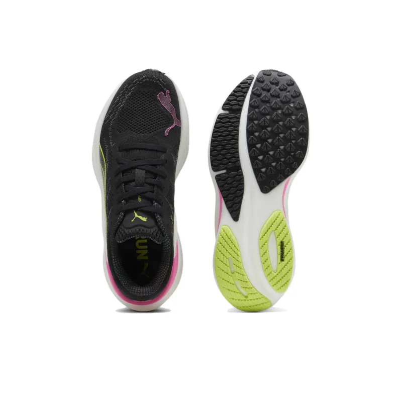 Puma Women's Magnify Nitro 2 'Black Lime Pink'-3