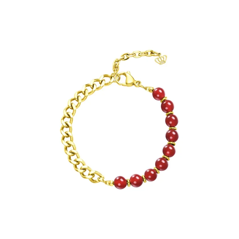 TIANWANG Agate Beaded Bracelet, Patchwork Beads Fortune Bracelet Unisex-1