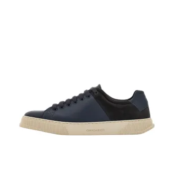FERRAGAMO Low Top Skateboard Shoes Men's Dark Gray