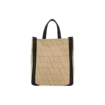 Valentino All Over Logo Patterned Tote Bag