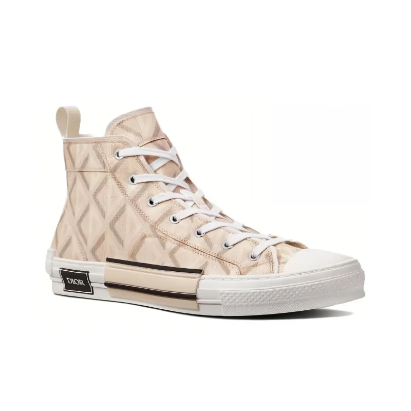 DIOR B23 High Top Natural Cd Diamond-2