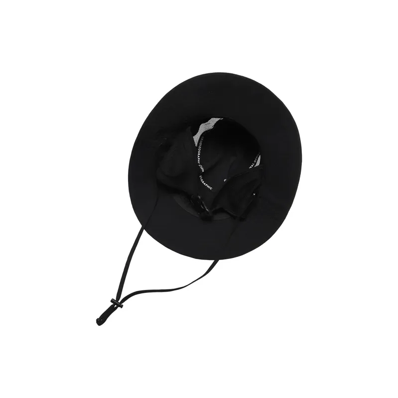NATIONAL GEOGRAPHIC Nylon Polyester Bucket Hats Unisex Black-3