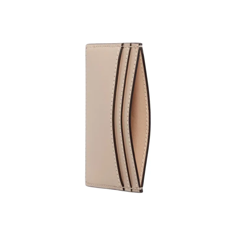 GUCCI Ophidia Denim With Leather Card Holder Women's Light Beige-3