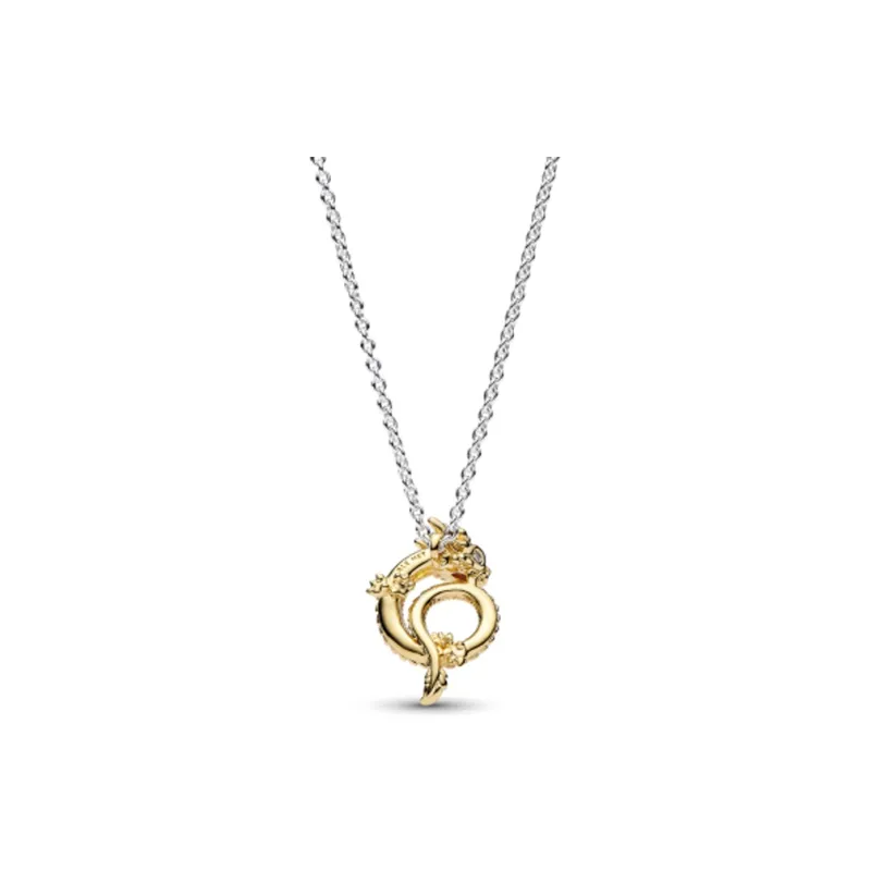 Pandora   Necklaces Women's Gold/Silver-1