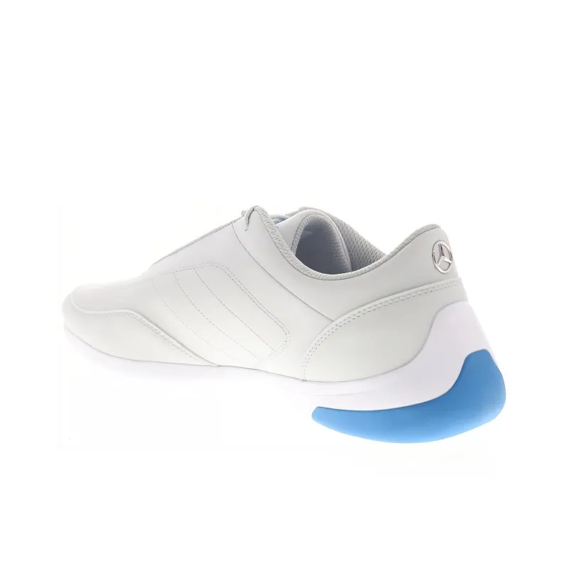 PUMA Mercedes Amg Petronas Kart Cat III Cushioning Lightweight Slip-Resistant Low-Top Casual Shoes Men's Gray White-3