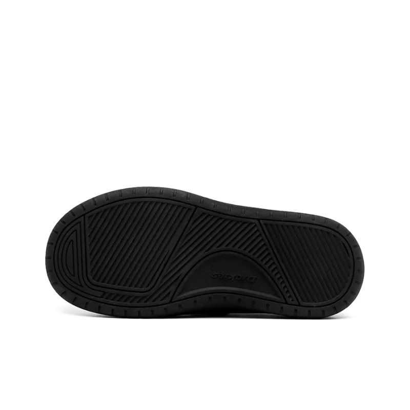 Dickies Minimalist Style Platform Hook and Loop Casual Single Shoes Women's Beige Black-4