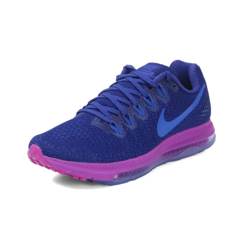 Nike All Out Wear Resistant Low Top Running Shoes Women's Blue-2