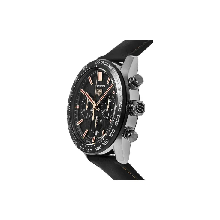 TAG HEUER Carrera Collection Automatic Mechanical Movement Men's Watch 44mm Black Dial CBN2A1L.FC6521-2