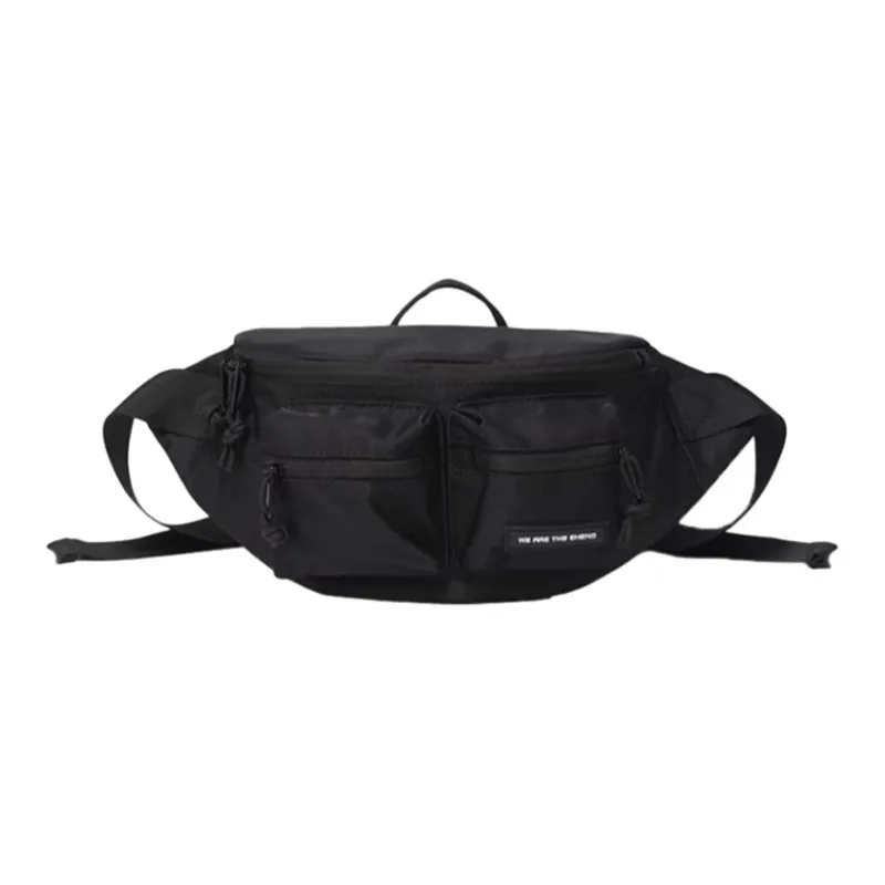 NIUMJ Oxford Fanny Pack Sling Bag Shoulder Bag Crossbody Bag Regular Unisex Black-1