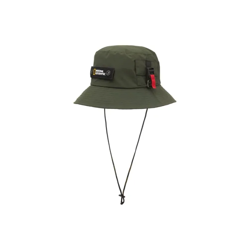 NATIONAL GEOGRAPHIC Nylon Polyester Bucket Hats Men's Green-1