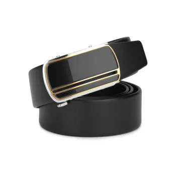 Cows Reign Double-Sided Top Grain Cow Leather Leather Belts Men's Width 3.4cm