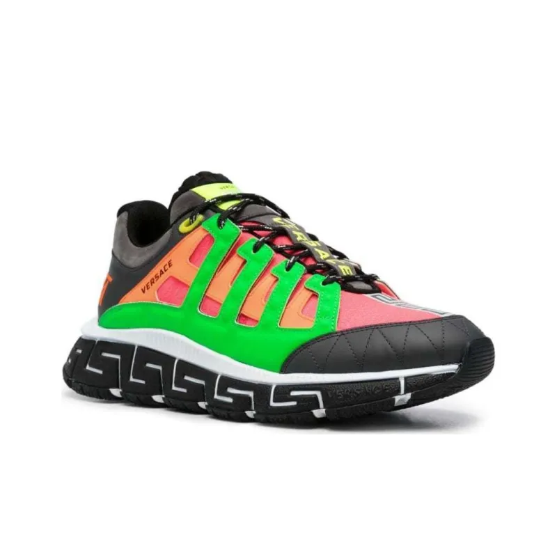 VERSACE Trigreca Panelled Sneakers-1