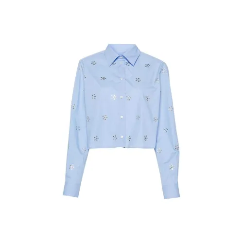 MSGM Shirts Women's Cornflower Blue