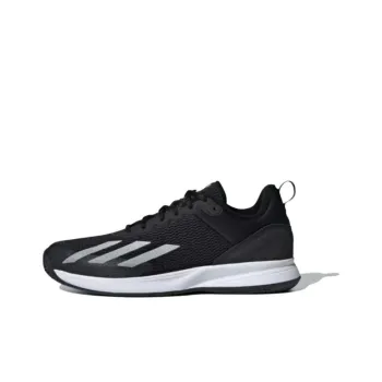 Adidas Courtflash Low Top Tennis Shoes Men's Black