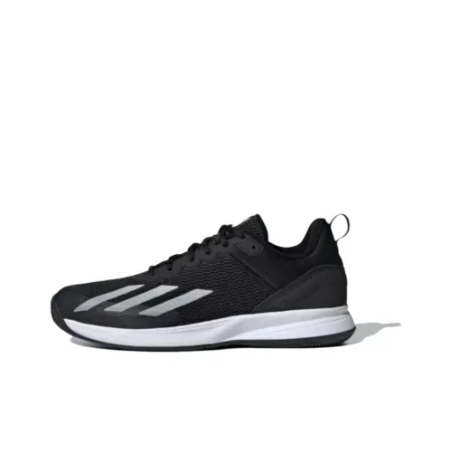 Adidas Courtflash Low Top Tennis Shoes Men's Black