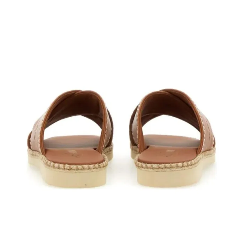 HOGAN Crossover Strap Open-Toe Sandals Women's-3