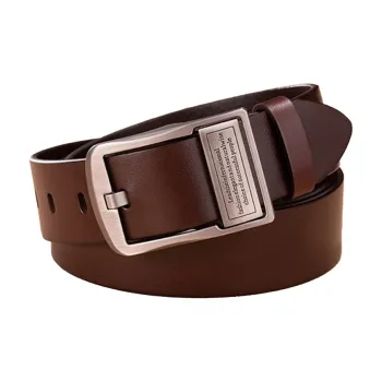 Old Man's Head Vintage Full Luxurious Yet Affordable Automatic Buckle Leather Belts Men's 3.8cm