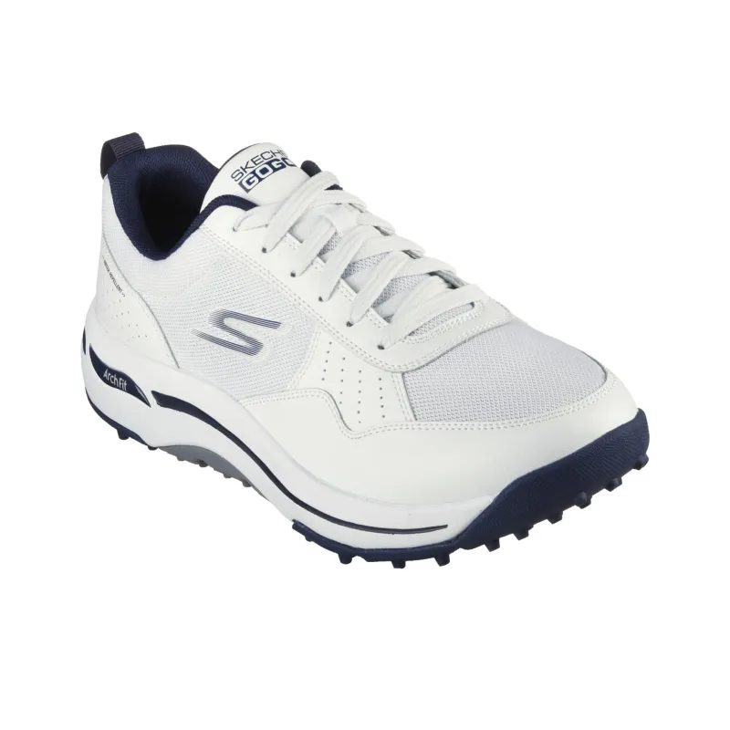 Skechers Go Golf Arch Fit Line Up Low Top Golf Shoes Men's White-2