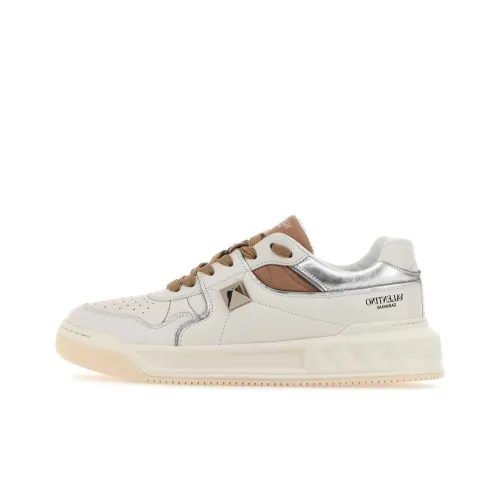 Valentino Garavani One Stud Lace Up Sneakers Women's